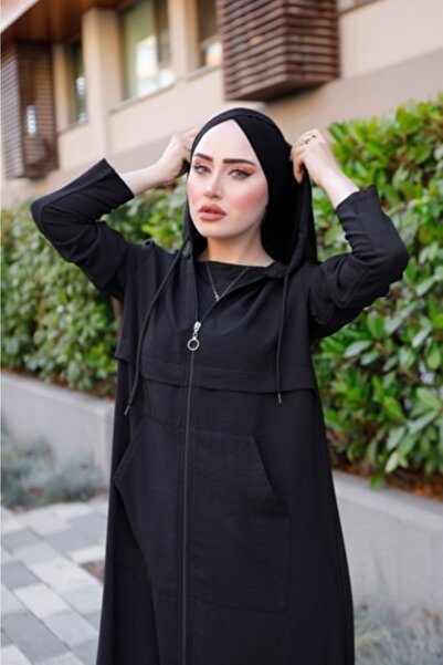 VOLT CLOTHİNG Dámská čepice Ayrobin Cardigan s kapucí