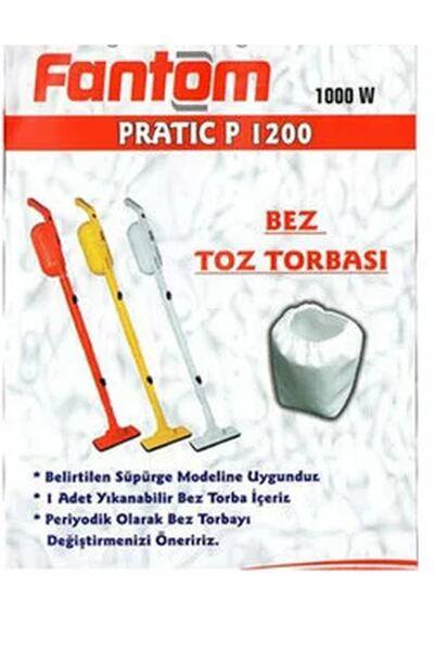 Fantom P 1200 Pratic - Speedy Uyumlu Bez Toz Torbası 4 Adet