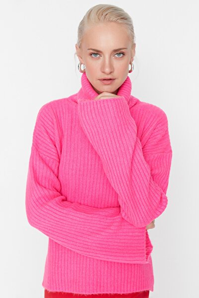 Trendyol Collection Pullover - Rosa - Oversize