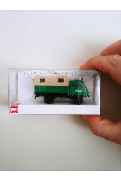 Busch 1/87 Ho Police Vehicle -Miniature Model