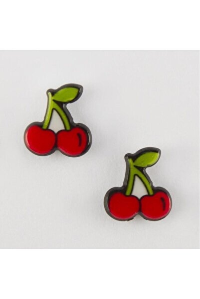Design Look Magnetic Children's Earring with Cherry Figures