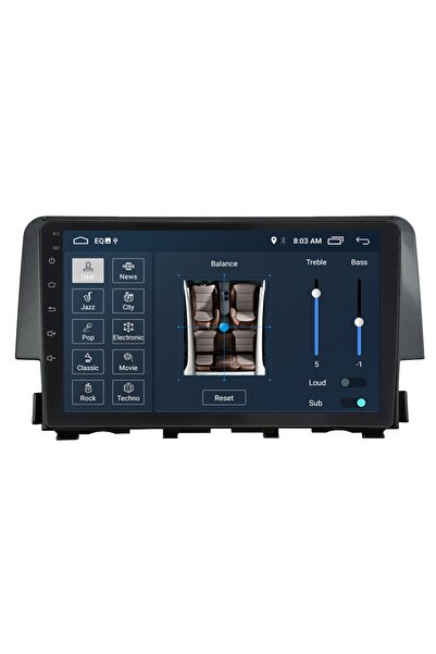 MYWAYY Honda Cıvıc Fc5 Android Carplay Navigasyon Multimedya Ekran Teyp 2gb R...