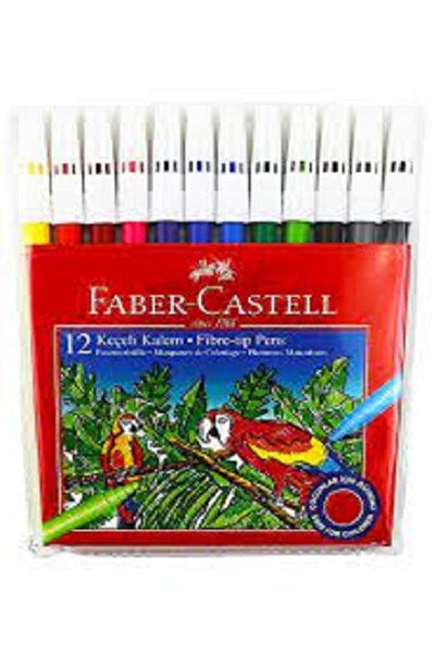 Faber Castell Faber Castel Washable Felt Tip Pen 12 Colors