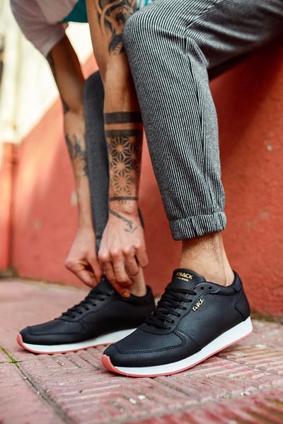 Knack Black Casual Shoes - 002 Model