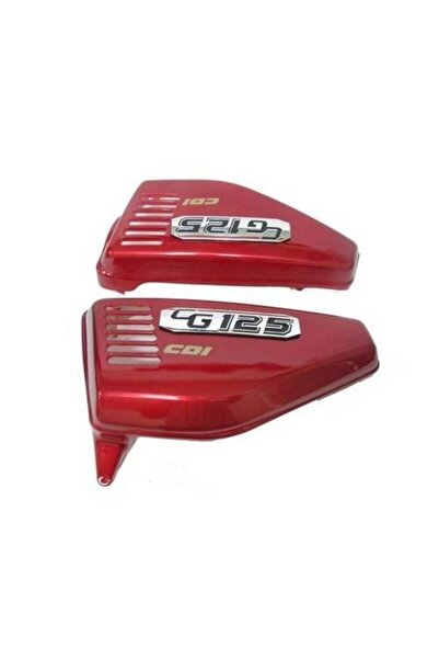 Genel Markalar Cg 125 Yan Kapak / Akü Kapağı Takımı - Sağ Sol - Kırmızı