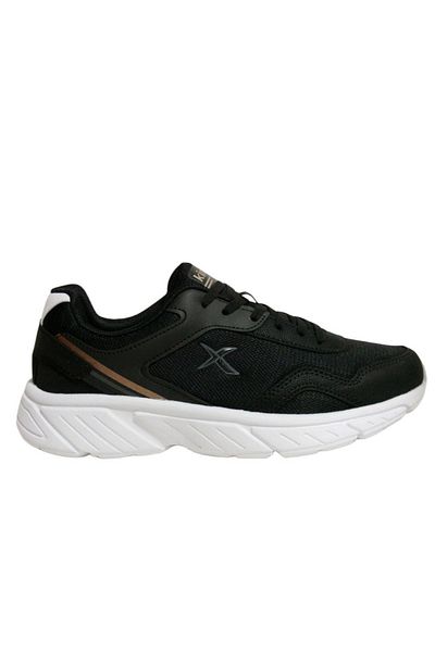 Kinetix Black Gold Sneakers Lace-Up Sports Shoes