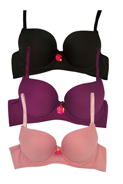 BEYAZTOPTAN 3'lü Double Liza Sütyen