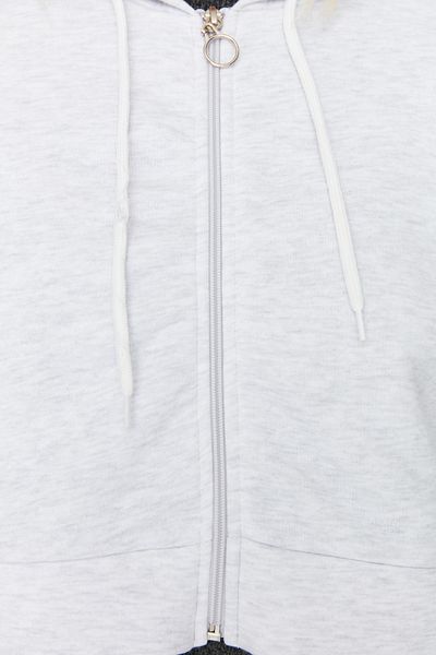 Trendyol Collection Sweatshirt - Gray - Regular fit