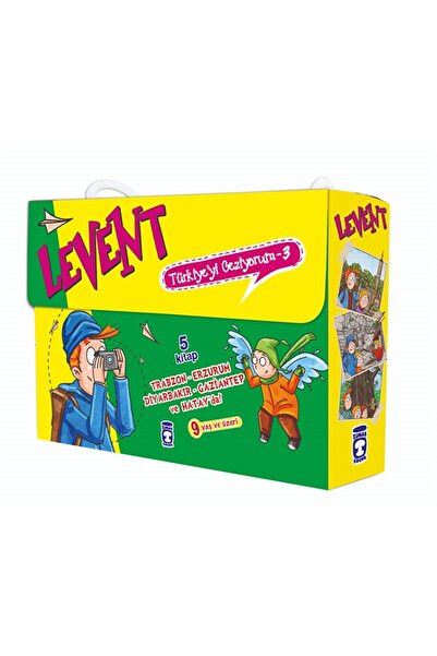 Timaş Çocuk Levent Türkiye’yi Geziyorum 3 - 5 Kitap Set Takım