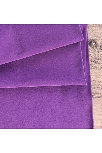 fabricorg Duck Cloth Punch Linen Fabric Purple (50X180 CM)