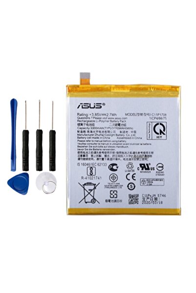 Tıklakap Asus Zenfone 5 2018 Ze620kl-zs620kl C11p1708 Batarya + Tamir Seti