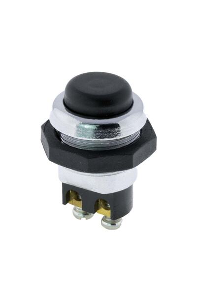 allestock Metal Starter Horn Button with Terminal Block - Black Color