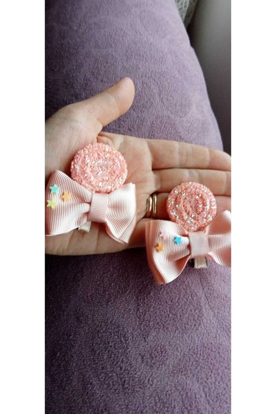 shopland Organic Handmade Candy Ribbon Clip Buckle