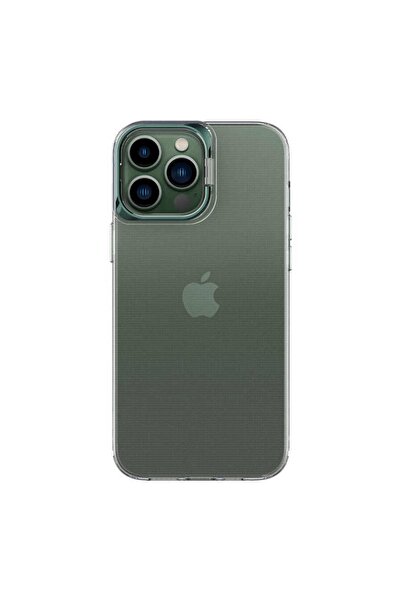 KILIFMANİA Iphone 13 Pro Max Uyumlu Kapak Lens Standlı Sararmaz Şeffaf Siliko...