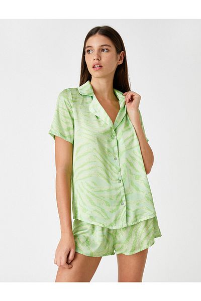 Koton Pyjama - Grün - Print