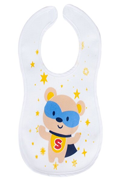 Sevi Bebe مريلة منشفة فيلكرو باللون الأصفر