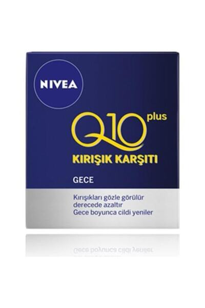 NIVEA Nıvea Q10 Power Gece Kırışıklık Karşıtı Krem + Sıkılaştırıcı 50ml