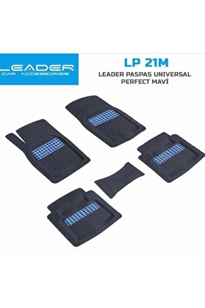 Leader Ford Focus Tüm Modellere Uygun Krom Mavi Siyah 3d Havuzlu Paspas Ünive...