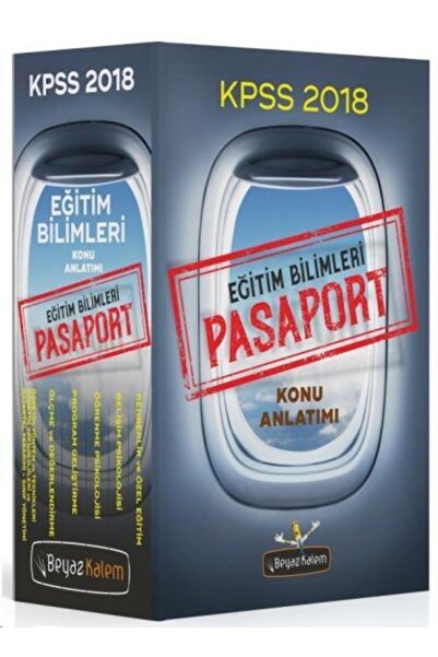 Beyaz Kalem Yayınları Kpss 2018 Eğitim Bilimleri Konu Anlatım Set - 6 Kitap B...