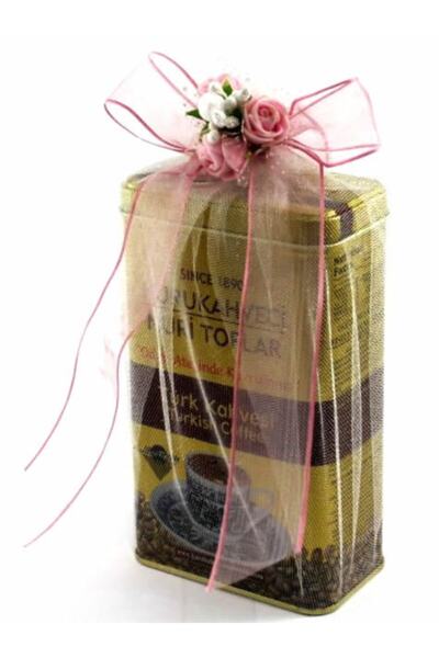 Nuri Toplar Odun Ateşinde Kavrulmuş Kurukahveci Türk Kahvesi 2x300 gr 600 gr Teneke Kutu Geleneksel