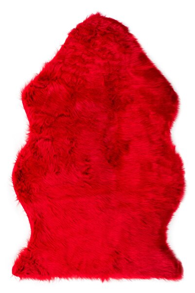 GizHome Giz Home Alaska Peluş Post Halı 60x90 Kırmızı