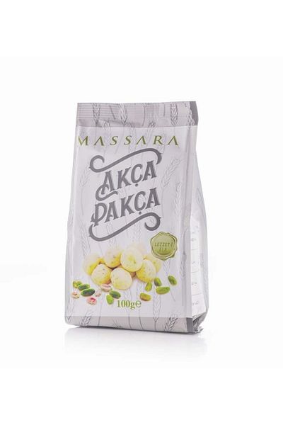Massara Maple Pakça Pistachio Butter Flour Cookies 100g