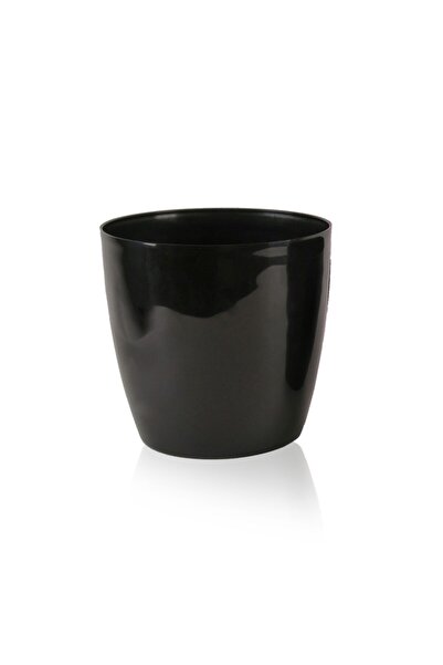 SERİNOVA Parlak Siyah Yakut Saksı No.1 0,68 lt