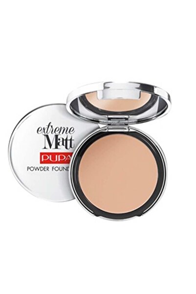 Pupa Milano Fond de ten pudră Milano Extreme Matt Campact SPF 20 - Nud
