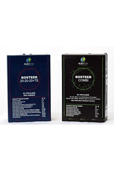 AGROEGE Dengeleyici Set Bosteer Combi 1 Kg - 20-20-20 + Te 1 Kg
