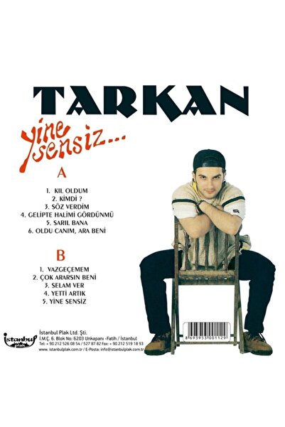 Genel Markalar Tarkan Yine Sensiz (plak)