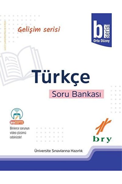 Birey Yayınları Birey Yks Tyt Ayt Türkçe B Orta Düzey Soru Bankası Gelişim Se...