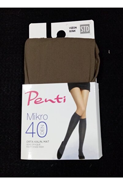 Penti Дамски чорапи в цвят на норка