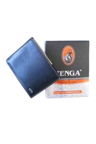 Zenga Men's Black Red Original Leather Wallet 288-51