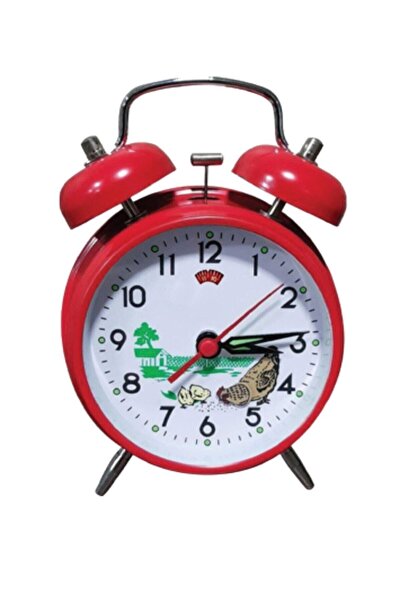 RoseRoi Nostaljik Tavuklu Guguklu Kurmalı Çalar Saat Metal Masa Saati