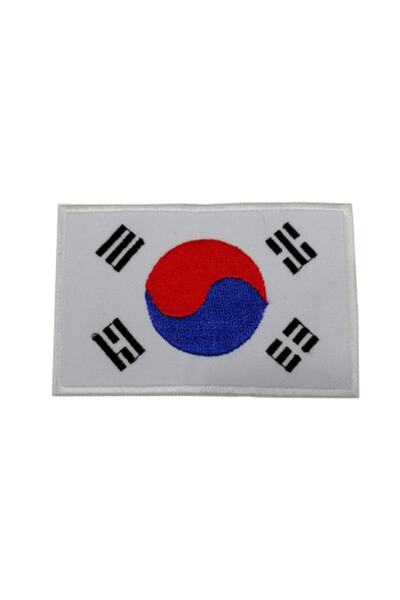 X-SHOP South Korea Güney Kore Bayraklı Patches Arma Peç Kot Yaması
