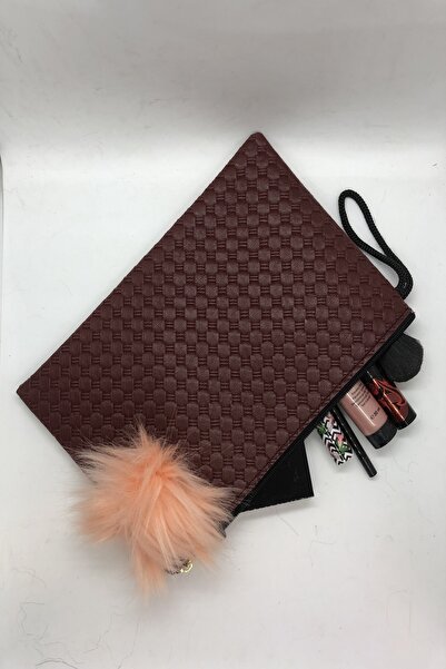 MENİSE حقيبة مكياج مريحة مع بوم بوم