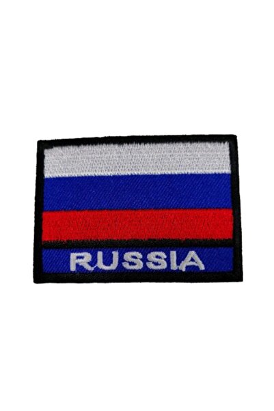 X-SHOP Renkli Rusya Bayraklı Patches Arma Peç Kot Yaması