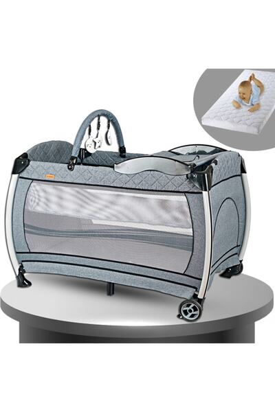 Baby Home 600 Nanny 70x110 Anne Yanı Bebek Beşiği Sepet Oyun Parkı Yatak Beşik