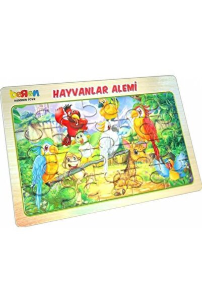 Mashotrend Hayvanat Bahçesi Yapboz - Hayvanlar Alemi 20 Parça Yapboz - Öğreti...