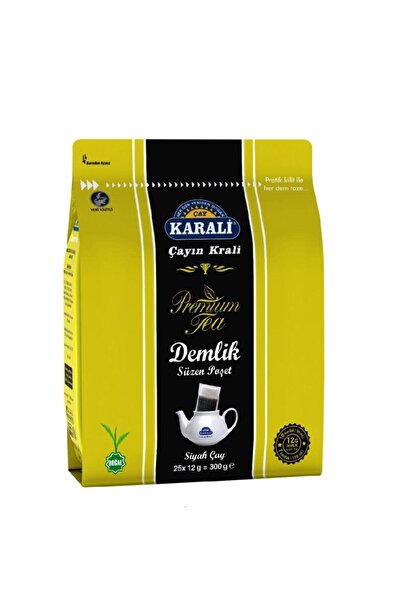Karali Premium Siyah Demlik Poşet Çay 25 X 12 G