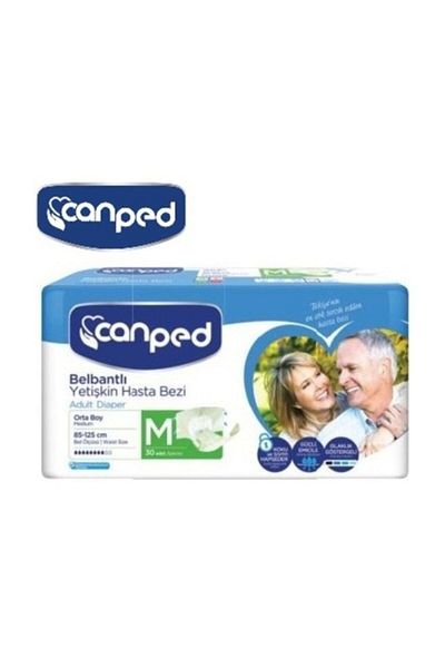 Canped Waistband Diaper Medium (M) 240 Pieces Patient Diapers
