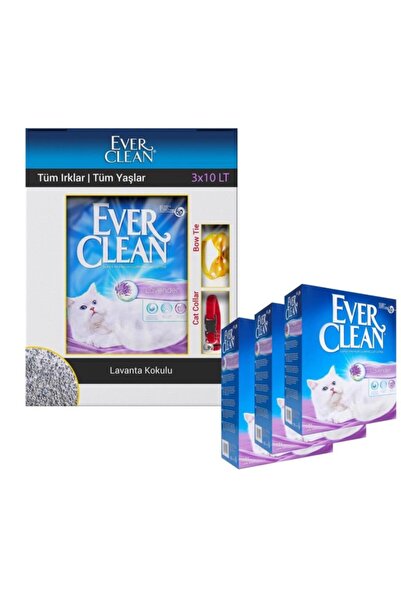 Ever Clean Lavander Lavanta Kokulu Kedi Kumu 3x10 Lt
