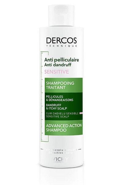Vichy Dercos Anti Dandruff Shampoo - 200ml Anti-Dandruff Shampoo, Sensitive Scalp