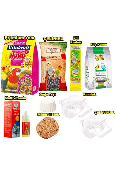 Vitakraft Paraket Sultan-cennet Papağanı Besin Paketi 9parça