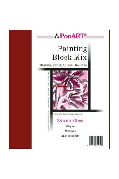 Ponart Drawing Book 170 g 12 Sheets 35x50 cm
