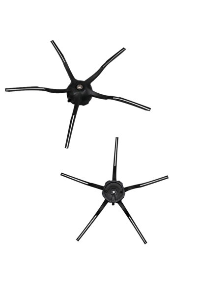 Popüler Roborock S6/s6 Pure 2-paket bočne četke (crne) kompatibilne