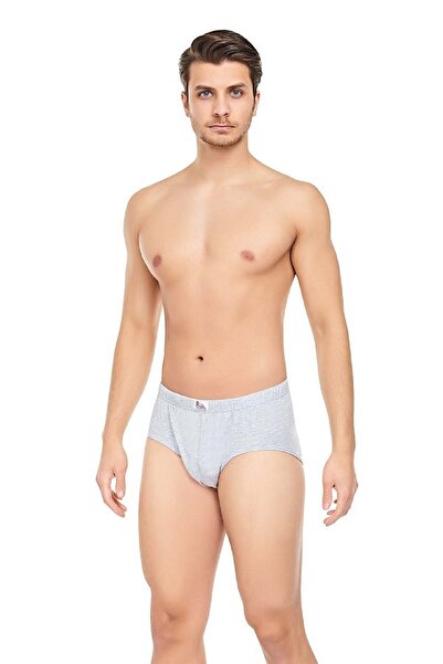 CENNETOĞLU Чоловічі трикотажні труси сірого кольору