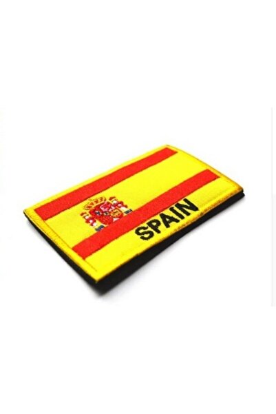 X-SHOP Ispanya Bayraklı Patches Arma Peç Kot Yaması 1
