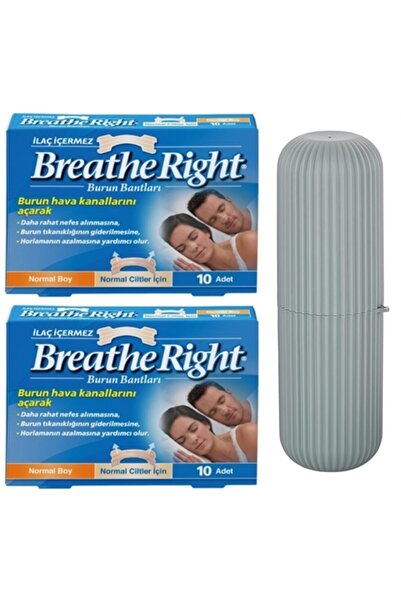 Breathe Right 20 Adet Normal Burun Bandı Saklama Kutu Hediyeli 713199