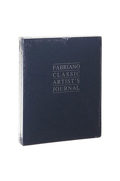 Fabriano Navy Blue Covered Classic Artist's Journal 90gr 12x16cm
